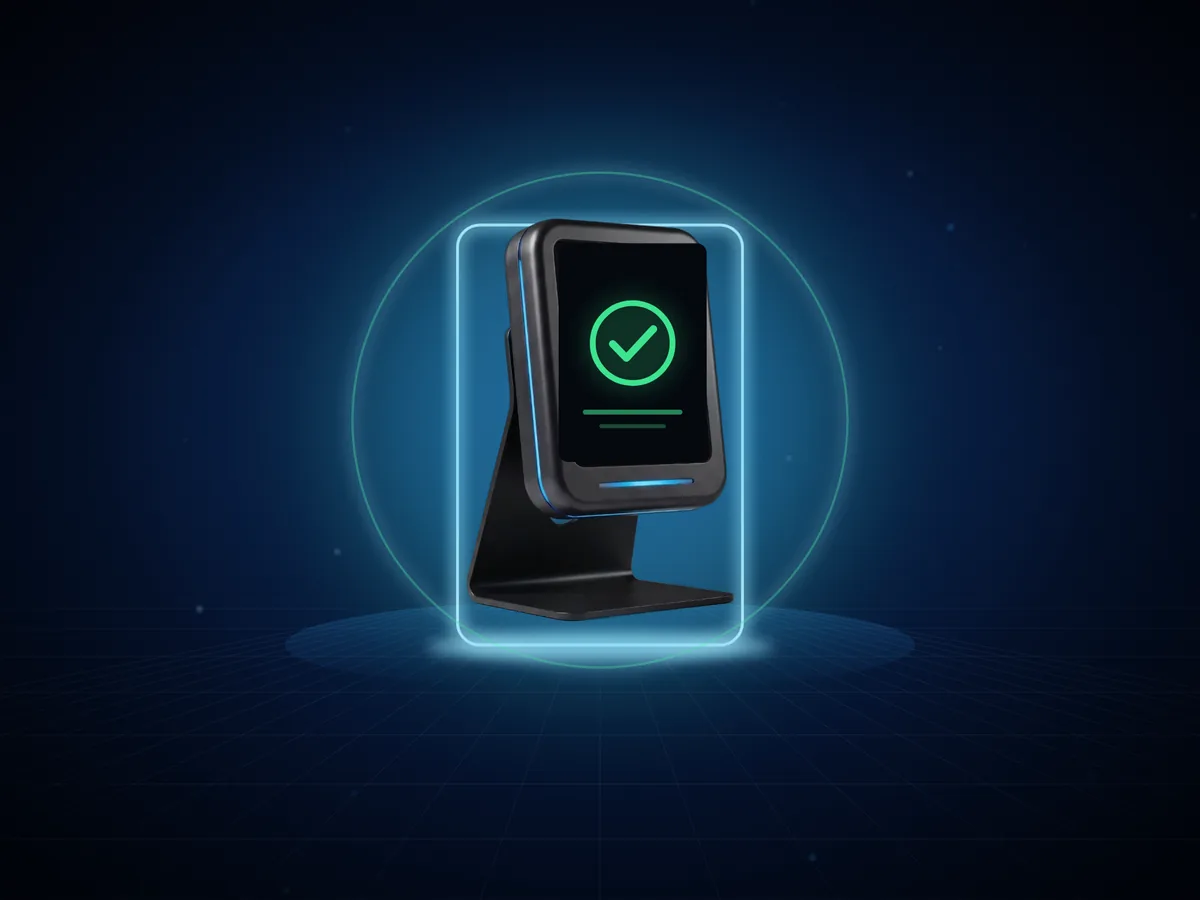 Step 4: the count is zero and the display shows all clear